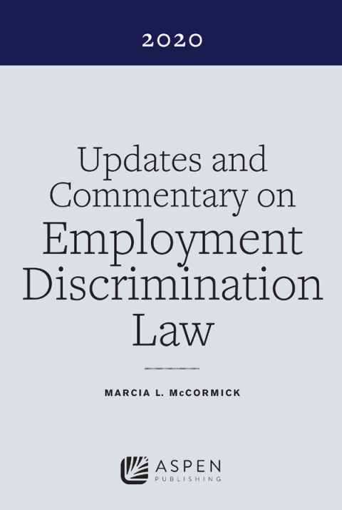 Cover image for book Updates and Commentary on Employment Discrimination Law 2020