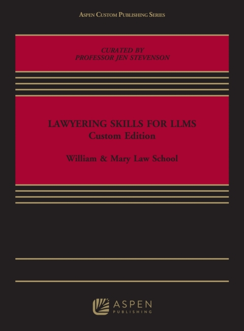 Cover image for book Lawyering Skills for LLMs