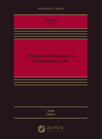 Cover image: Problems and Materials on Consumer Law 9th edition 9781543825794
