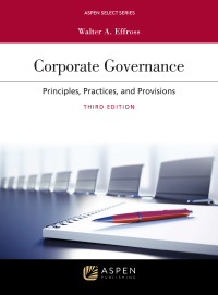 Cover image: Corporate Governance 3rd edition 9781543825848