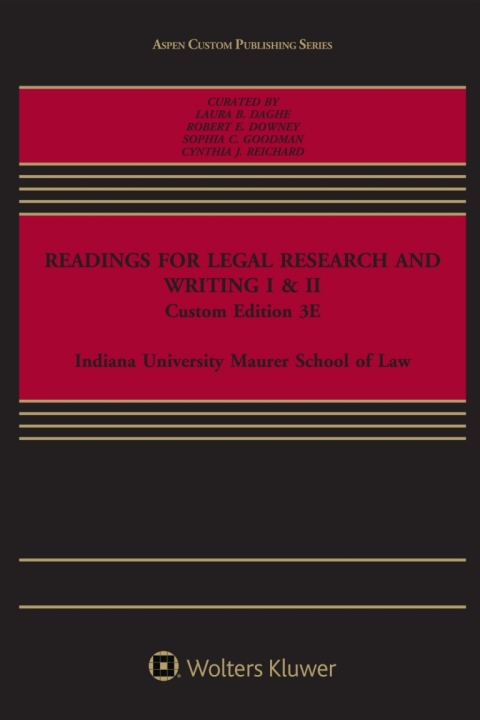 Cover image for book Readings for Legal Research and Writing I and II