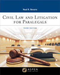 صورة الغلاف: Civil Law and Litigation for Paralegals 3rd edition 9781543826111