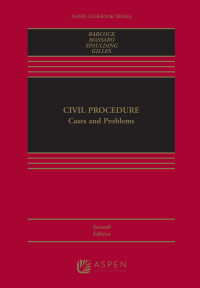 صورة الغلاف: Civil Procedure: Cases and Problems 7th edition 9781543826333