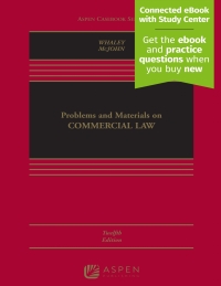 صورة الغلاف: Problems and Materials on Commercial Law 12th edition 9781543825909