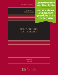 Imagen de portada: Wills, Trusts, and Estates 11th edition 9781543824469