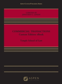 صورة الغلاف: Commercial Transactions: Custom Edition 9781543857542