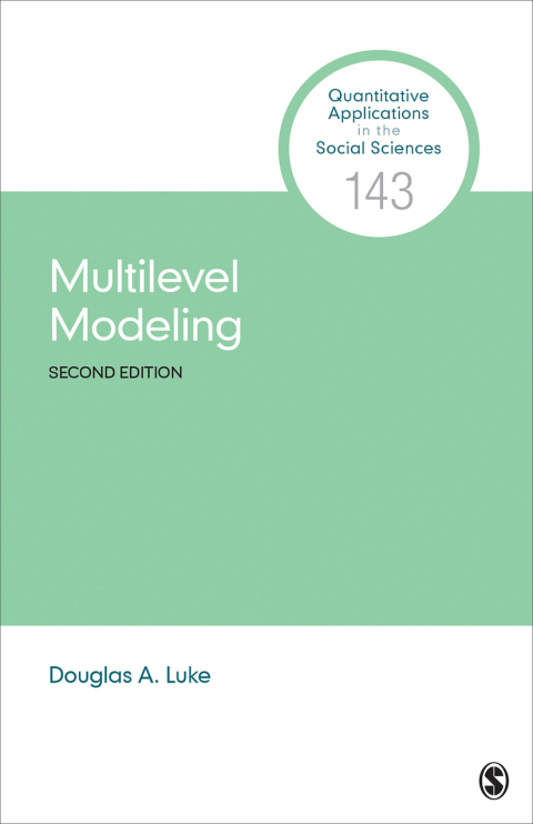Cover image for book Multilevel Modeling