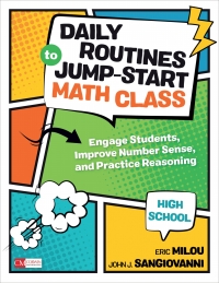 Cover image: Daily Routines to Jump-Start Math Class, High School 1st edition 9781544316932