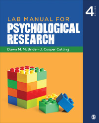 Cover image: Lab Manual for Psychological Research 4th edition 9781544323565