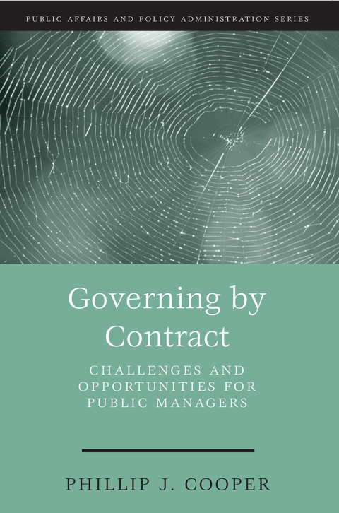 Cover image for book Governing by Contract