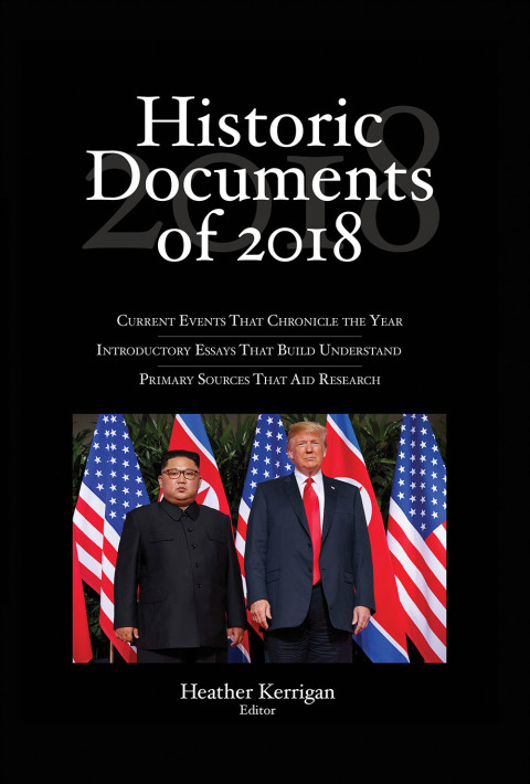 Cover image for book Historic Documents of 2018