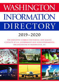Cover image: Washington Information Directory 2019-2020 1st edition 9781544352831