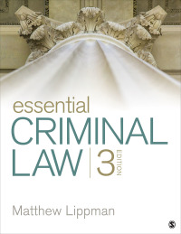Cover image: Essential Criminal Law 3rd edition 9781544355986