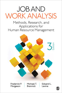 Cover image: Job and Work Analysis 3rd edition 9781544329529