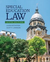 Cover image: Special Education Law 6th edition 9781544388229