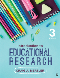 Cover image: Introduction to Educational Research 3rd edition 9781544388311