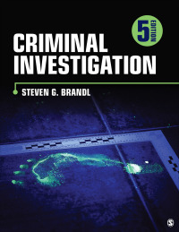 Cover image: Criminal Investigation 5th edition 9781544395654