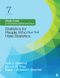 صورة الغلاف: Study Guide to Accompany Salkind and Frey′s Statistics for People Who (Think They) Hate Statistics 7th edition 9781544395999