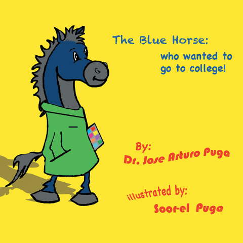 Cover image for book The Blue Horse Who Wanted to Go to College