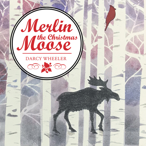 Cover image for book Merlin the Christmas Moose