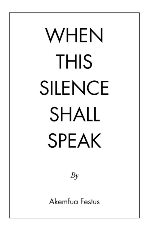 Cover image for book When This Silence Shall Speak