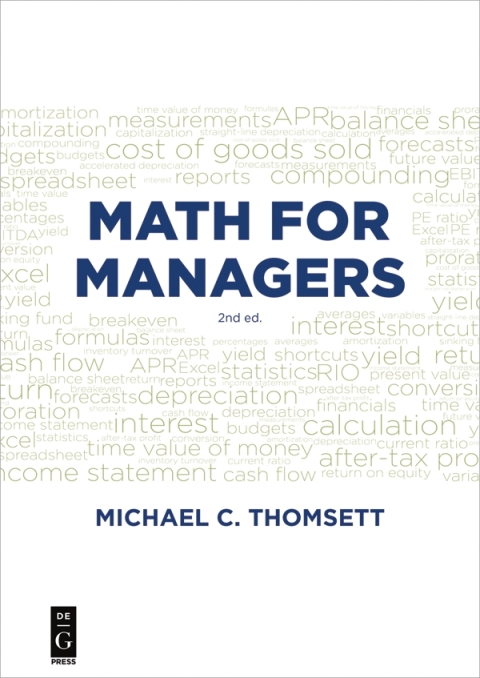 Cover image for book Math for Managers