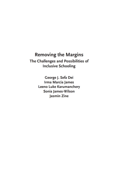 Cover image for book Removing the Margins