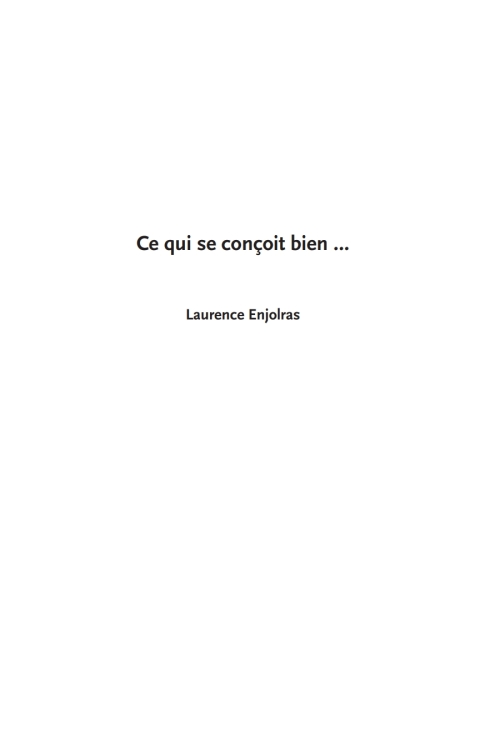 Cover image for book Ce qui se conçoit bien