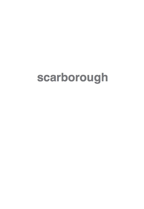 Cover image for book Scarborough