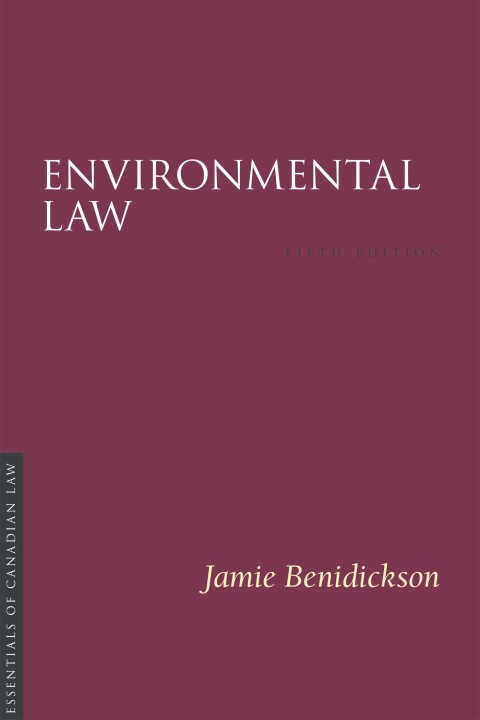 Cover image for book Environmental Law, Fifth Edition