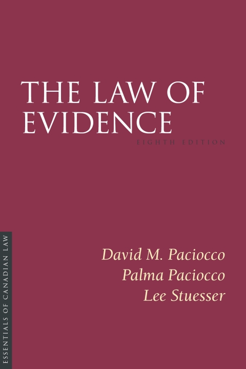 Cover image for book The Law of Evidence