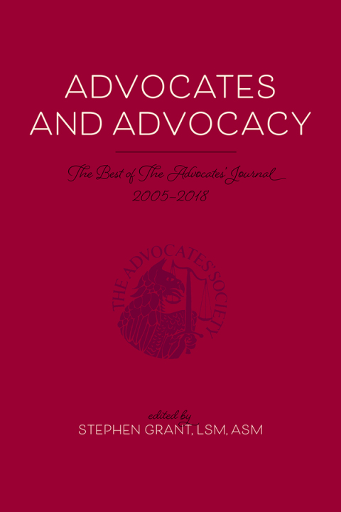 Cover image for book Advocates and Advocacy
