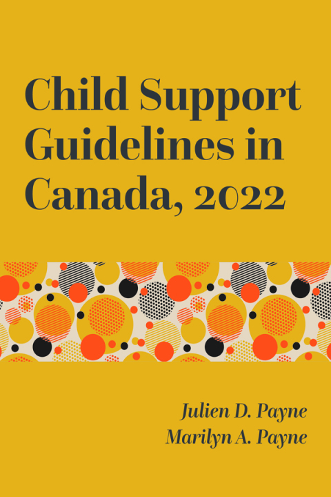 Cover image for book Child Support Guidelines in Canada, 2022
