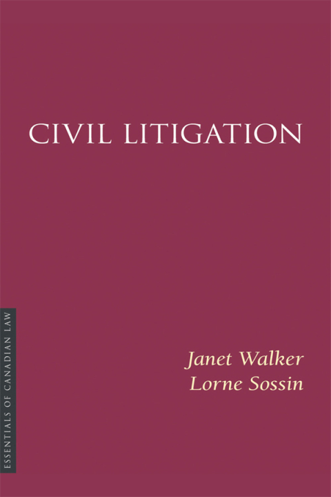 Cover image for book Civil Litigation
