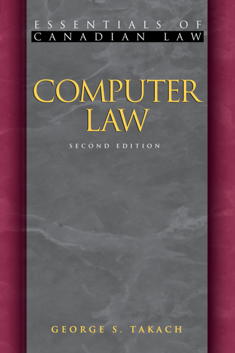 Cover image for book Computer Law, Second Edition