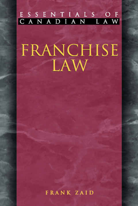 Cover image for book Franchise Law