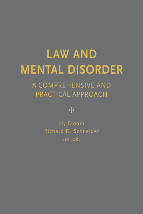 Cover image for book Law and Mental Disorder