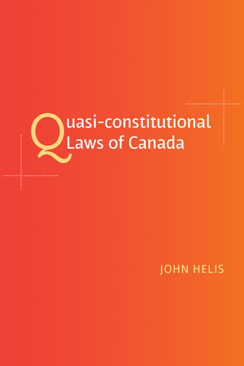 Cover image for book Quasi-constitutional Laws of Canada