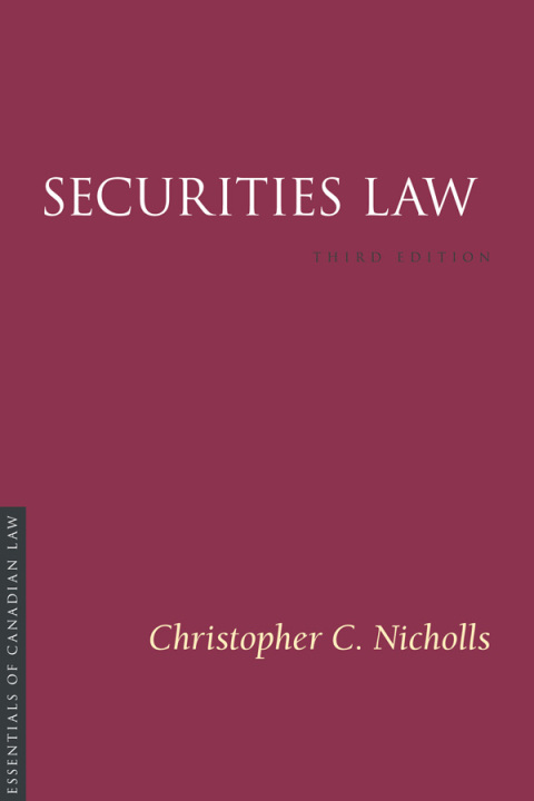 Cover image for book Securities Law 3/e
