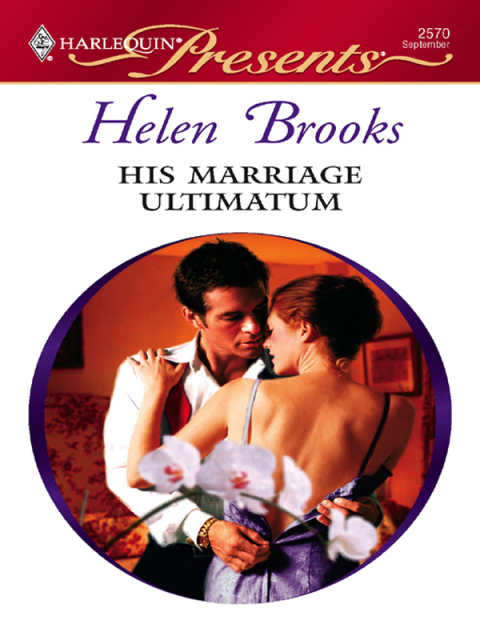 Cover image for book His Marriage Ultimatum