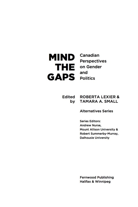 Cover image for book Mind the Gaps: Canadian Perspectives on Gender and Politics