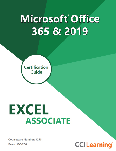 Cover image for book Microsoft Excel 365 & 2019 Associate Certification Guide eBook