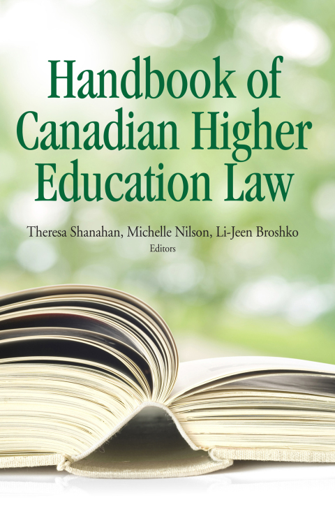 Cover image for book The Handbook of Canadian Higher Education Law
