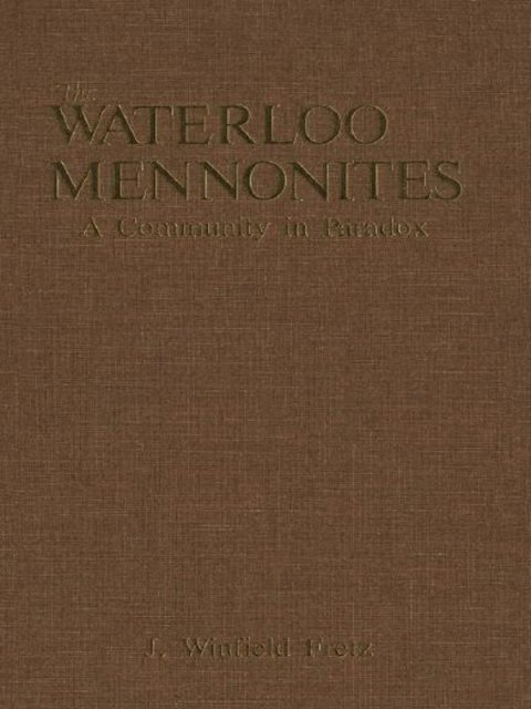 Cover image for book The Waterloo Mennonites