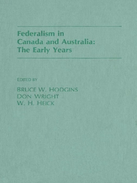 Cover image for book Federalism in Canada and Australia