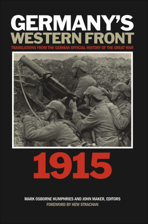 Cover image for book Germany’s Western Front: 1915