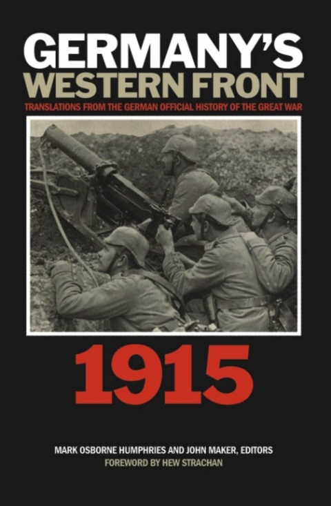 Cover image for book Germany’s Western Front: 1915