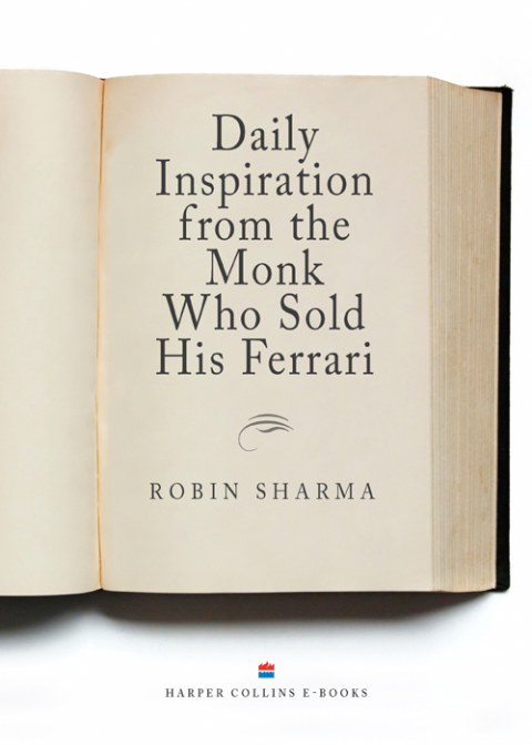 Cover image for book Daily Inspiration From The Monk Who Sold His Ferrari