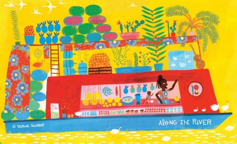 Cover image for book Along the River