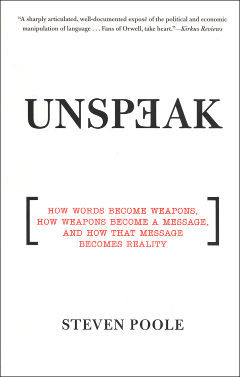 Cover image for book Unspeak